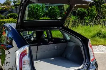 The Toyota Prius is perfect for families too, with lots of storage space in the read