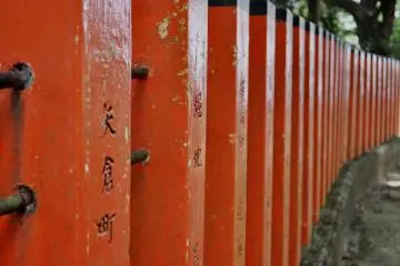 Fence surrounding the shrine