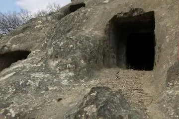 A large entrance. This is a military factory