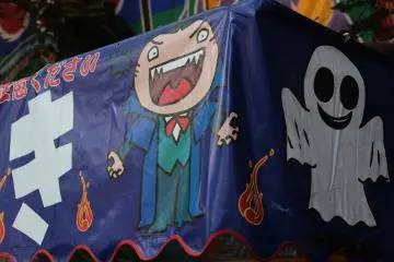 Get your thrills at the haunted house.