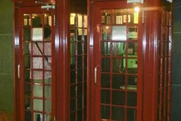 Classic telephone boxes
