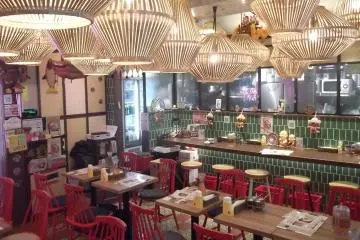 It does remind me of a cheap'n'cheerful food stand in Thailand