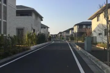 The modern Koshigaya neighborhood around Former Nakamura Residence