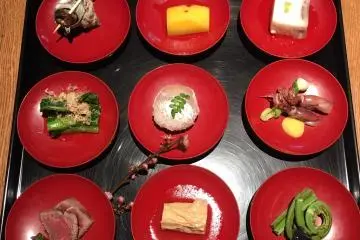 The appetizer course at Soumon Kyoraiso