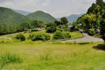 The Kumano Kodo offers nice views of the mountains