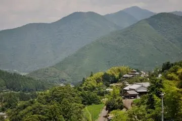 The route mostly leads through forest but there are some beautiful small villages too