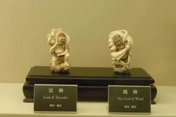 The famous motif of "the Wind and Thunder Gods"