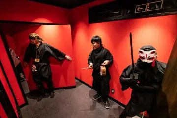 Only worthy ninjas pass through this door 