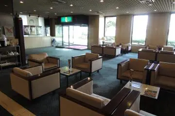 You can grab a cup of coffee and relax at the lobby