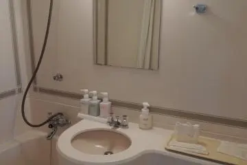 The bathroom in each room