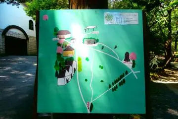 <p>A small map of the winery</p>