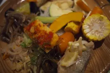 first plate- great variety