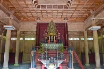 Inside Butsuden Hall