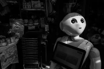 Amazingly alive and personified robot in Harajuku, Tokyo.