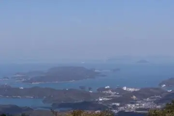 Ise Bay from Mt Asama 