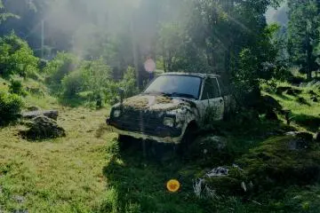 During our journey we encountered abandoned cars, houses and, even, schools