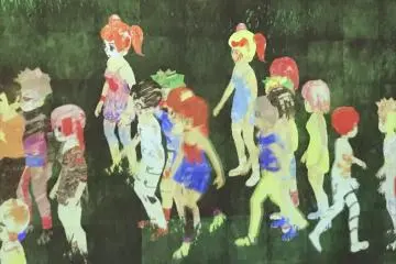 In a nod to the future, there is an interactive art studio that anyone can make, turning hand drawn prints to movies