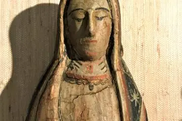 A Madonna like figure
