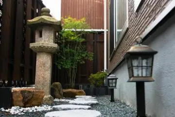 A tranquil garden
