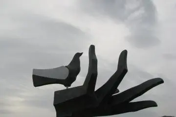 A symbolic sculpture of peace 