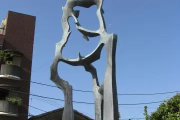 Some sculptures are abstract