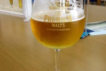 Degustation of Suntory beer at one of the tours