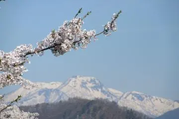 Mountain ridge in Hida, Azumino