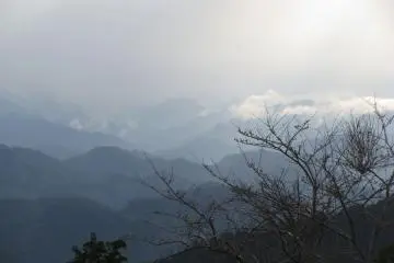 The view from the top of Takao-san, Tokyo