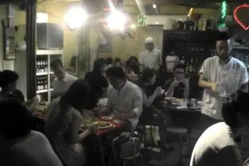 Cool vibe in the main restaurant