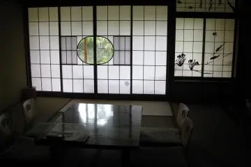 Traditional paper screens instead of windows