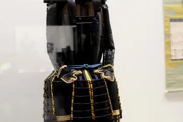 Date Masamune's armor on display in Sendai City Museum