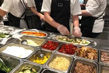 Fresh and wholesome ingredients make quality pizzas and happy customers