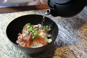 Japanese breakfast dish at La Bombance Ginza