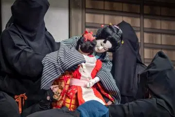 Emotion from a bunraku performance