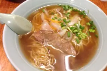 <p>Shoyu base ramen</p>