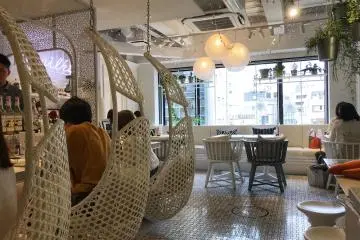 The interior is light, bright and airy