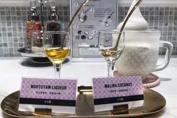 There are a wide range of liqueurs to choose from