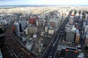 The view of west Sendai