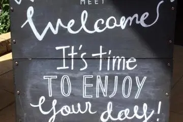 A friendly welcome