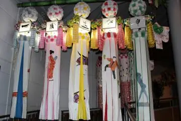 Decorations with lanterns