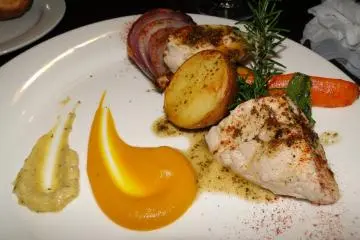 Roast chicken and vegetables