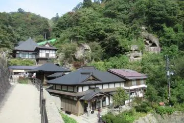 Temple building below