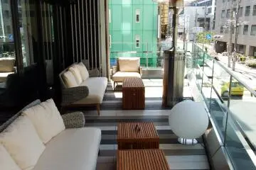 Enjoy time out on the balcony.