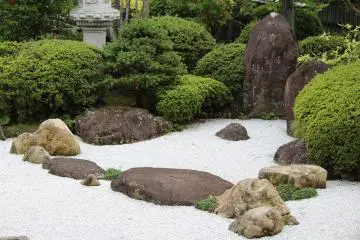 Small stone garden