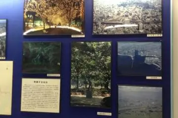ห้องโถงสุดท้ายของพิพิธภัณฑ์ที่เต็มไปด้วยภาพที่สวยงามทันสมัย​​ของเซนได
