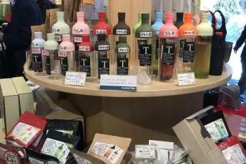 Some of the tea wares available for purchase 