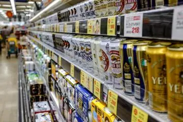 Great range of local and imported beer