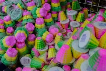 Colorful Japanese sweets