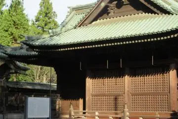 One of the shrine's buildings