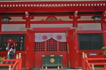 Close up of the shrine